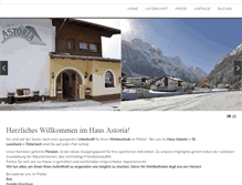 Tablet Screenshot of haus-astoria.com